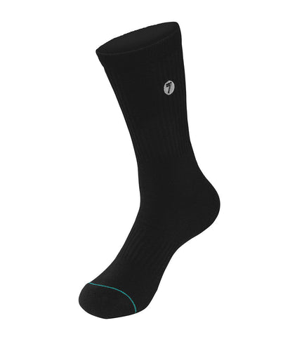 Brand Crew Sock - Black