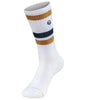Alliance Sock - White/Mustard/Navy